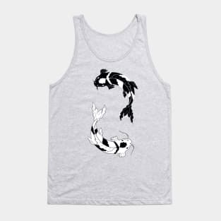 Koi fishes Yin-Yang Tank Top